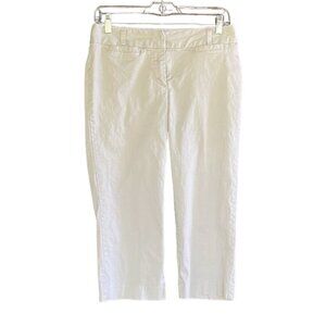 Women's Charter Club Petite Beige Capri Length Pants, Size 4P